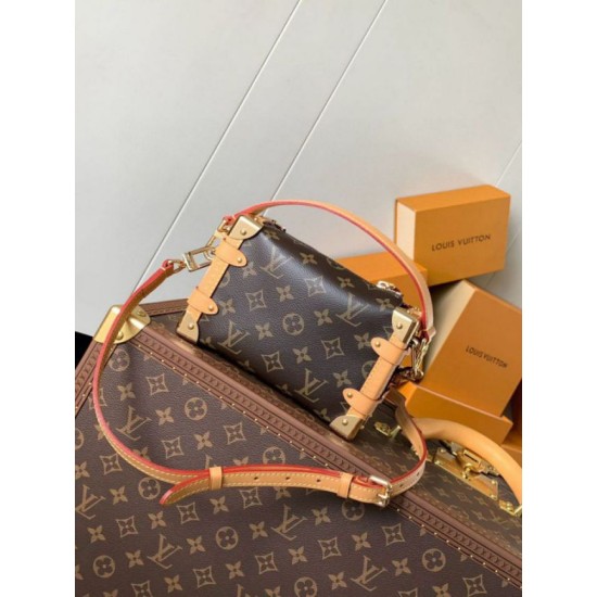 Riproduzione Fedele LV Side Trunk PM Borse Replica Alta Qualità tela monogram M46815 imitazioni