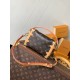 Riproduzione Fedele LV Side Trunk PM Borse Replica Alta Qualità tela monogram M46815 imitazioni