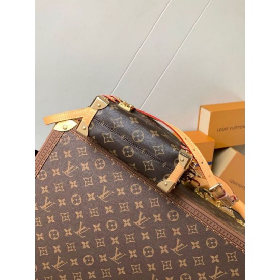 Riproduzione Fedele LV Side Trunk PM Borse Replica Alta Qualità tela monogram M46815 imitazioni