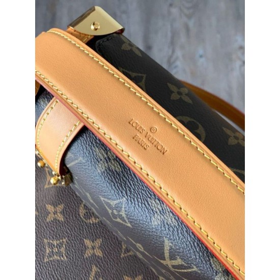 Riproduzione Fedele LV Side Trunk PM Borse Replica Alta Qualità tela monogram M46815 imitazioni