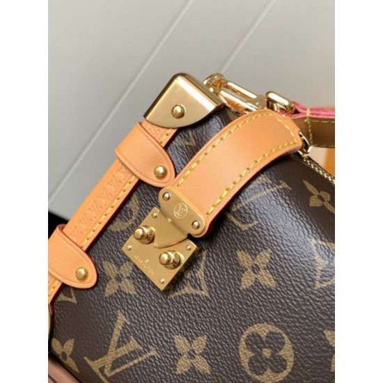 Riproduzione Fedele LV Side Trunk PM Borse Replica Alta Qualità tela monogram M46815 imitazioni