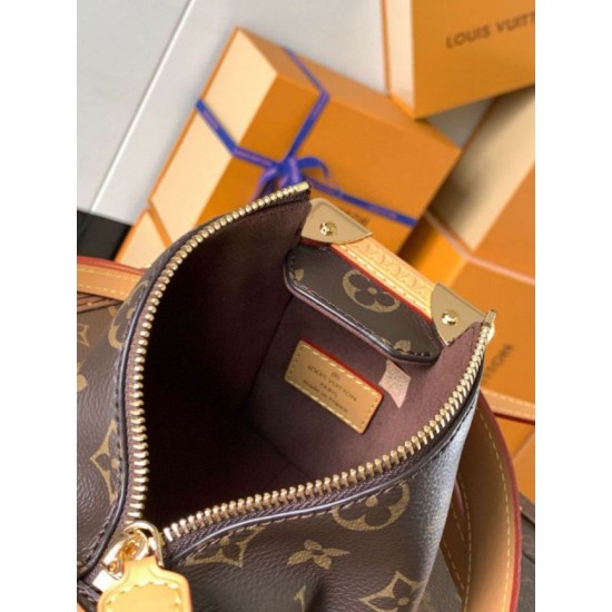 Riproduzione Fedele LV Side Trunk PM Borse Replica Alta Qualità tela monogram M46815 imitazioni