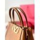 Replica Perfette Valentino Alltime Piccolo Borsa Marrone vitello granata imitazioni