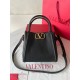 fedele Valentino Alltime Piccolo Borsa Nero vitello granata Replica Replica Perfette fedele Valentino Alltime Piccolo Borsa Nero vitello granata imitazioni