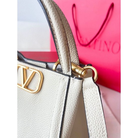 Valentino Alltime Piccolo Borsa Bianco vitello granata Replica Replica Perfette Valentino Alltime Piccolo Borsa Bianco vitello granata imitazioni