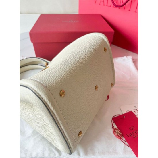 Valentino Alltime Piccolo Borsa Bianco vitello granata Replica Replica Perfette Valentino Alltime Piccolo Borsa Bianco vitello granata imitazioni