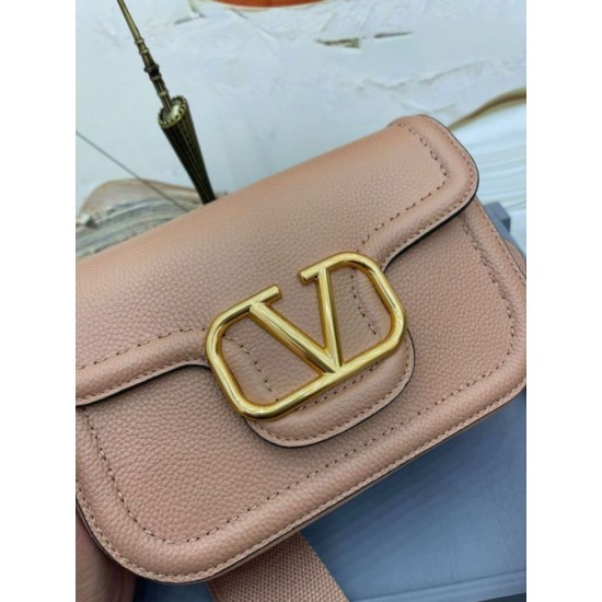 Valentino Alltime Borse a tracolla Beige Granulato Replica Replica Perfette Valentino Alltime Borse a tracolla Beige Granulato imitazioni