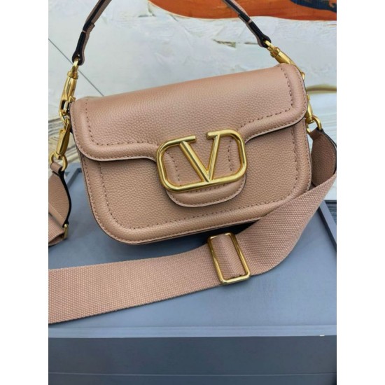 Valentino Alltime Borse a tracolla Beige Granulato Replica Replica Perfette Valentino Alltime Borse a tracolla Beige Granulato imitazioni