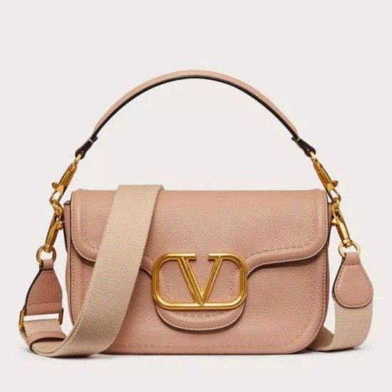 Valentino Alltime Borse a tracolla Beige Granulato Replica Replica Perfette Valentino Alltime Borse a tracolla Beige Granulato imitazioni