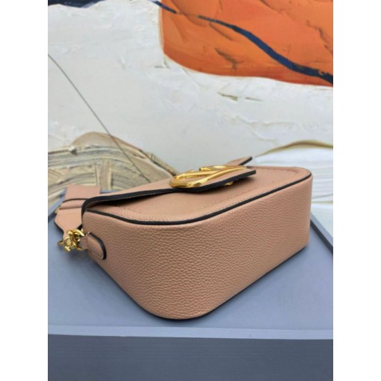 Valentino Alltime Borse a tracolla Beige Granulato Replica Replica Perfette Valentino Alltime Borse a tracolla Beige Granulato imitazioni