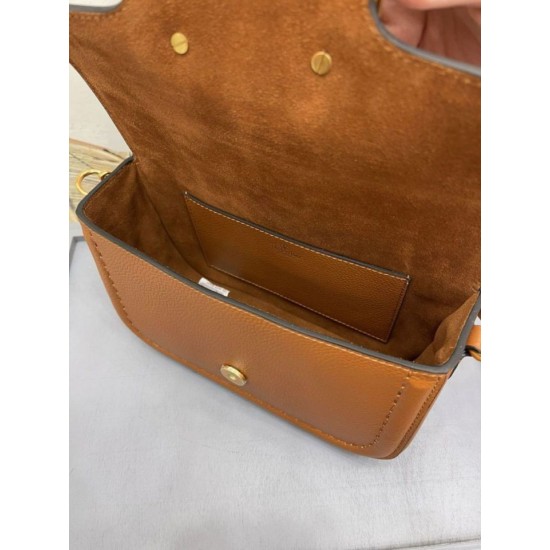 Valentino Alltime Borsa a tracolla Marrone Granulata Replica Replica Perfette Valentino Alltime Borsa a tracolla Marrone Granulata imitazioni