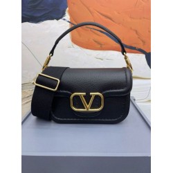 Valentino Alltime Borse a tracolla Nera Granulata Valentino Alltime Borse a tracolla Nera Granulata