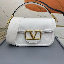 Valentino Alltime Borse a tracolla Bianco Granulate Replica Replica Perfette Valentino Alltime Borse a tracolla Bianco Granulate imitazioni