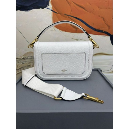 Valentino Alltime Borse a tracolla Bianco Granulate Replica Replica Perfette Valentino Alltime Borse a tracolla Bianco Granulate imitazioni