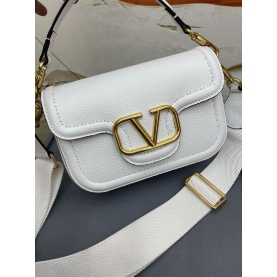 Valentino Alltime Borse a tracolla Bianco Granulate Replica Replica Perfette Valentino Alltime Borse a tracolla Bianco Granulate imitazioni