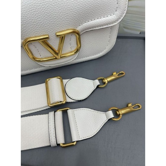 Valentino Alltime Borse a tracolla Bianco Granulate Replica Replica Perfette Valentino Alltime Borse a tracolla Bianco Granulate imitazioni