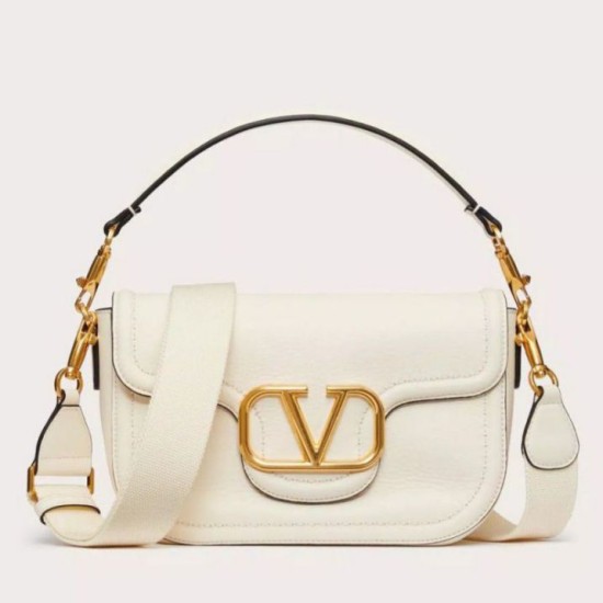 Valentino Alltime Borse a tracolla Bianco Granulate Replica Replica Perfette Valentino Alltime Borse a tracolla Bianco Granulate imitazioni