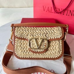 fedele Valentino Alltime Borse a tracolla Raffia naturale Replica Replica Perfette fedele Valentino Alltime Borse a tracolla Raffia naturale imitazioni