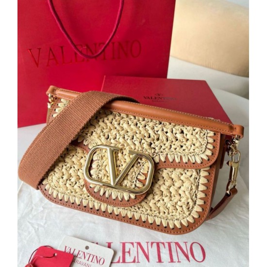 fedele Valentino Alltime Borse a tracolla Raffia naturale Replica Replica Perfette fedele Valentino Alltime Borse a tracolla Raffia naturale imitazioni