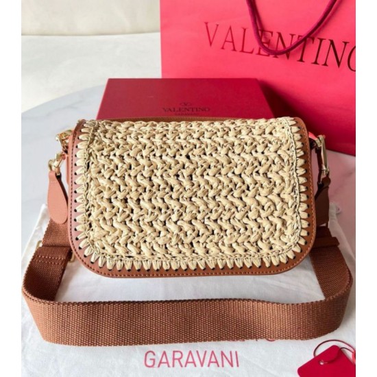 fedele Valentino Alltime Borse a tracolla Raffia naturale Replica Replica Perfette fedele Valentino Alltime Borse a tracolla Raffia naturale imitazioni