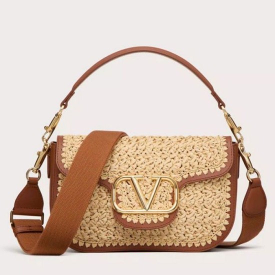 fedele Valentino Alltime Borse a tracolla Raffia naturale Replica Replica Perfette fedele Valentino Alltime Borse a tracolla Raffia naturale imitazioni