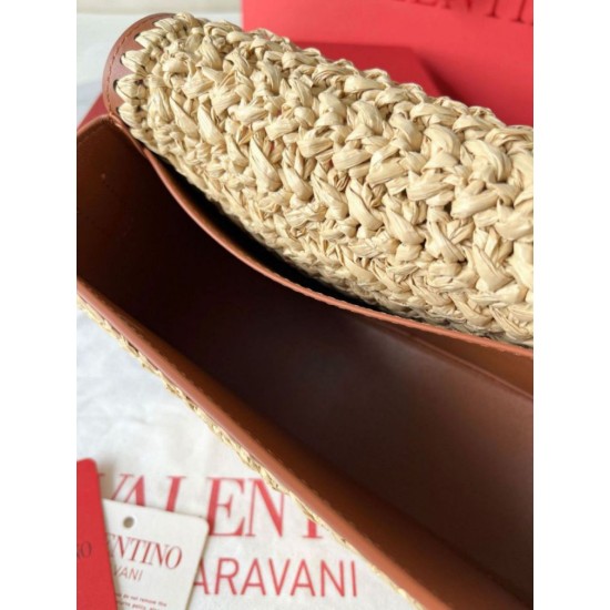 fedele Valentino Alltime Borse a tracolla Raffia naturale Replica Replica Perfette fedele Valentino Alltime Borse a tracolla Raffia naturale imitazioni