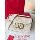 Replica Perfette Valentino Alltime Borse a tracolla Bianco Raffia imitazioni