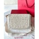 Replica Perfette Valentino Alltime Borse a tracolla Bianco Raffia imitazioni