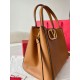 Replica Perfette Valentino Alltime Medium Borsa Marrone vitello granata imitazioni