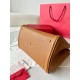 Replica Perfette Valentino Alltime Medium Borsa Marrone vitello granata imitazioni