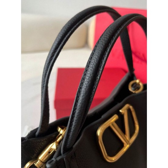 Valentino Alltime Medium Borsa Nero vitello granata Replica Replica Perfette Valentino Alltime Medium Borsa Nero vitello granata imitazioni