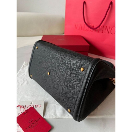 Valentino Alltime Medium Borsa Nero vitello granata Replica Replica Perfette Valentino Alltime Medium Borsa Nero vitello granata imitazioni