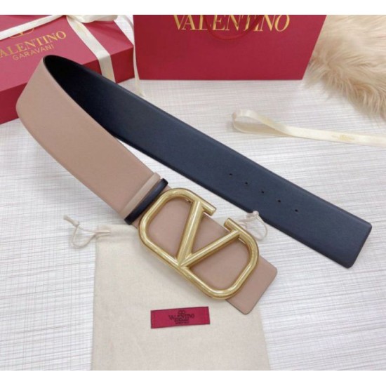 replica Valentino VLogo Reversible Belt 70mm Beige and Nero Calfskin qualità specchio Replica Perfette Valentino VLogo Reversible Belt 70mm Beige and Nero Calfskin imitazioni