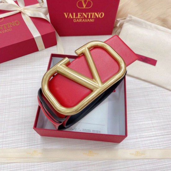 Valentino VLogo Cintura reversibile 70mm vitello nera e rossa Replica Replica Perfette Valentino VLogo Cintura reversibile 70mm vitello nera e rossa imitazioni
