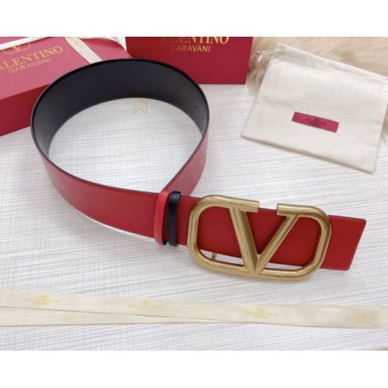 Valentino VLogo Cintura reversibile 70mm vitello nera e rossa Replica Replica Perfette Valentino VLogo Cintura reversibile 70mm vitello nera e rossa imitazioni