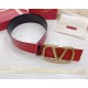 Valentino VLogo Cintura reversibile 70mm vitello nera e rossa Replica Replica Perfette Valentino VLogo Cintura reversibile 70mm vitello nera e rossa imitazioni