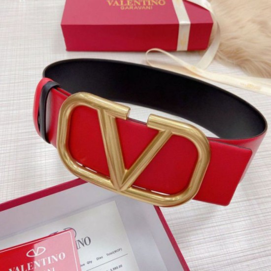 Valentino VLogo Cintura reversibile 70mm vitello nera e rossa Replica Replica Perfette Valentino VLogo Cintura reversibile 70mm vitello nera e rossa imitazioni
