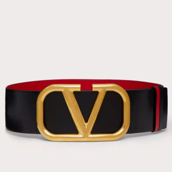 Valentino VLogo Cintura reversibile 70mm vitello nera e rossa Replica Replica Perfette Valentino VLogo Cintura reversibile 70mm vitello nera e rossa imitazioni