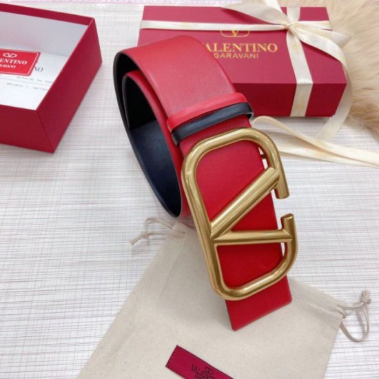 Valentino VLogo Cintura reversibile 70mm vitello nera e rossa Replica Replica Perfette Valentino VLogo Cintura reversibile 70mm vitello nera e rossa imitazioni