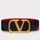 Valentino VLogo Cintura reversibile 70mm vitello nera e rossa Replica Replica Perfette Valentino VLogo Cintura reversibile 70mm vitello nera e rossa imitazioni