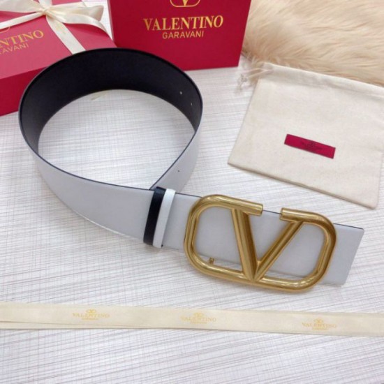 replica Valentino VLogo Cintura reversibile 70mm vitello bianca e nera qualità specchio Replica Perfette Valentino VLogo Cintura reversibile 70mm vitello bianca e nera imitazioni