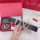 Replica Perfette Valentino VLogo Cintura reversibile 40mm vitello beige e nera imitazioni
