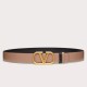 Replica Perfette Valentino VLogo Cintura Reversibile 30mm Beige e Nero Vitello imitazioni