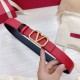 Valentino VLogo Cintura Reversibile 30mm Nero e Rosso Vitello Replica Replica Perfette Valentino VLogo Cintura Reversibile 30mm Nero e Rosso Vitello imitazioni