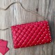 Replica Valentino Rockstud Spike Chain Clutch Agnello Rossa Riproduzione Fedele Valentino Rockstud Spike Chain Clutch Agnello Rossa imitazioni