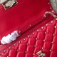 Replica Valentino Rockstud Spike Chain Clutch Agnello Rossa Riproduzione Fedele Valentino Rockstud Spike Chain Clutch Agnello Rossa imitazioni