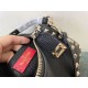 Valentino Rockstud Piccolo Crossbody Borsa Nero Vitello Granulato Replica Replica Perfette Valentino Rockstud Piccolo Crossbody Borsa Nero Vitello Granulato imitazioni