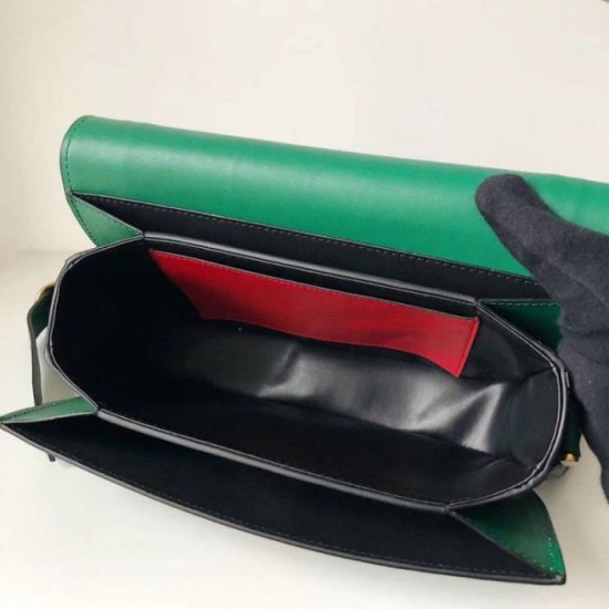 Replica fedele Valentino Supervee Crossbody Borsa Verde Riproduzione Fedele fedele Valentino Supervee Crossbody Borsa Verde imitazioni