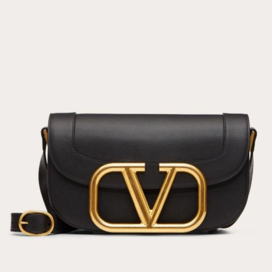 Replica Valentino Supervee Crossbody Borsa Nero Riproduzione Fedele Valentino Supervee Crossbody Borsa Nero imitazioni