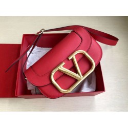 Valentino Supervee Crossbody Borsa Rosso Valentino Supervee Crossbody Borsa Rosso